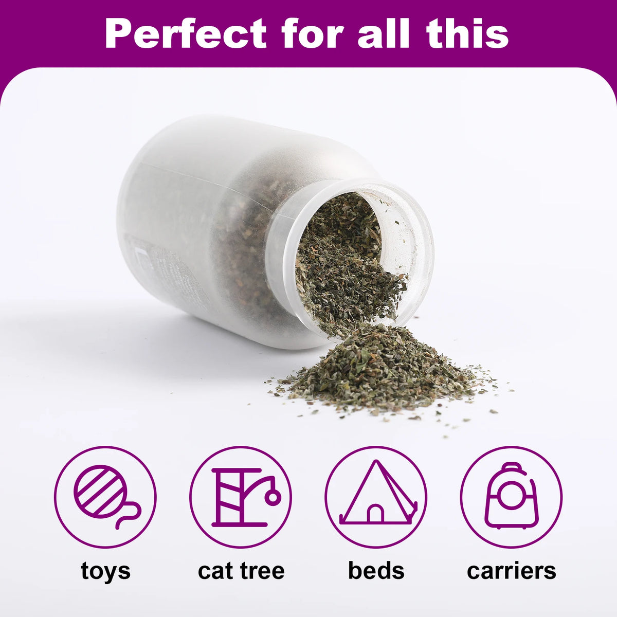 Silvervine Powder, More Attractive than Catnip for Cats, 100% Silver Vine Gall Fruit Powder, Silvervine Cat Toy for Indoor Cats