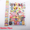 Kid Dollhouse Miniature Supermarket Food Drink Bottle Furniture Handcart Toy Doll House Store Cosplay Game Baby Play House Party