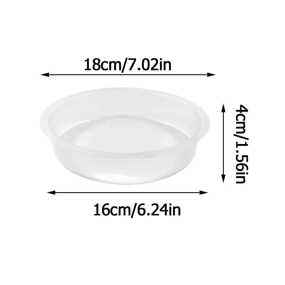 Outdoor Garden Hummingbird Water Dish Tray Replacement Plastic Birdbath Bowl Wild Bird Feeding Station Drinker Water Feeding