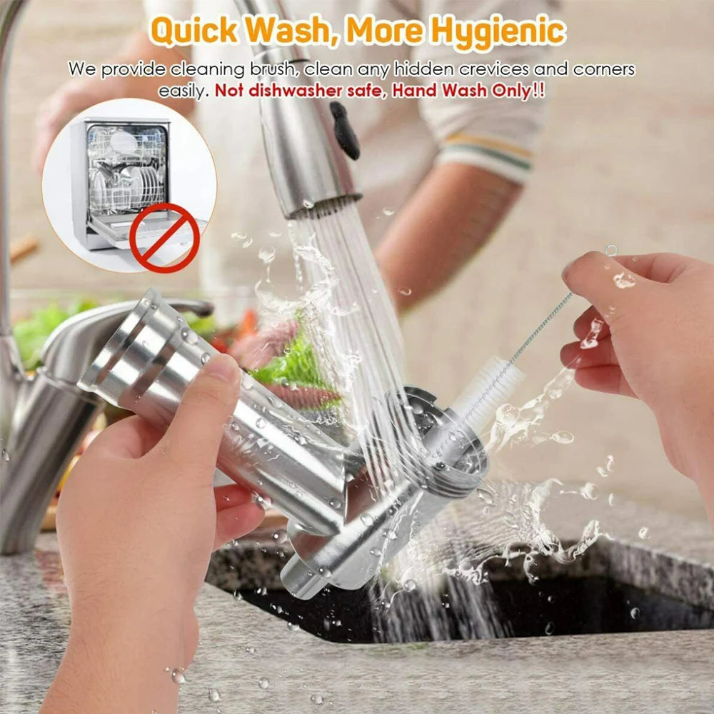 2025 New Stand Mixer Attachment Food Grinder Set Kitchen Grinding Tools for Kenwood Chef / Chef XL, KVC, KVL, KMix, Also Fit SME
