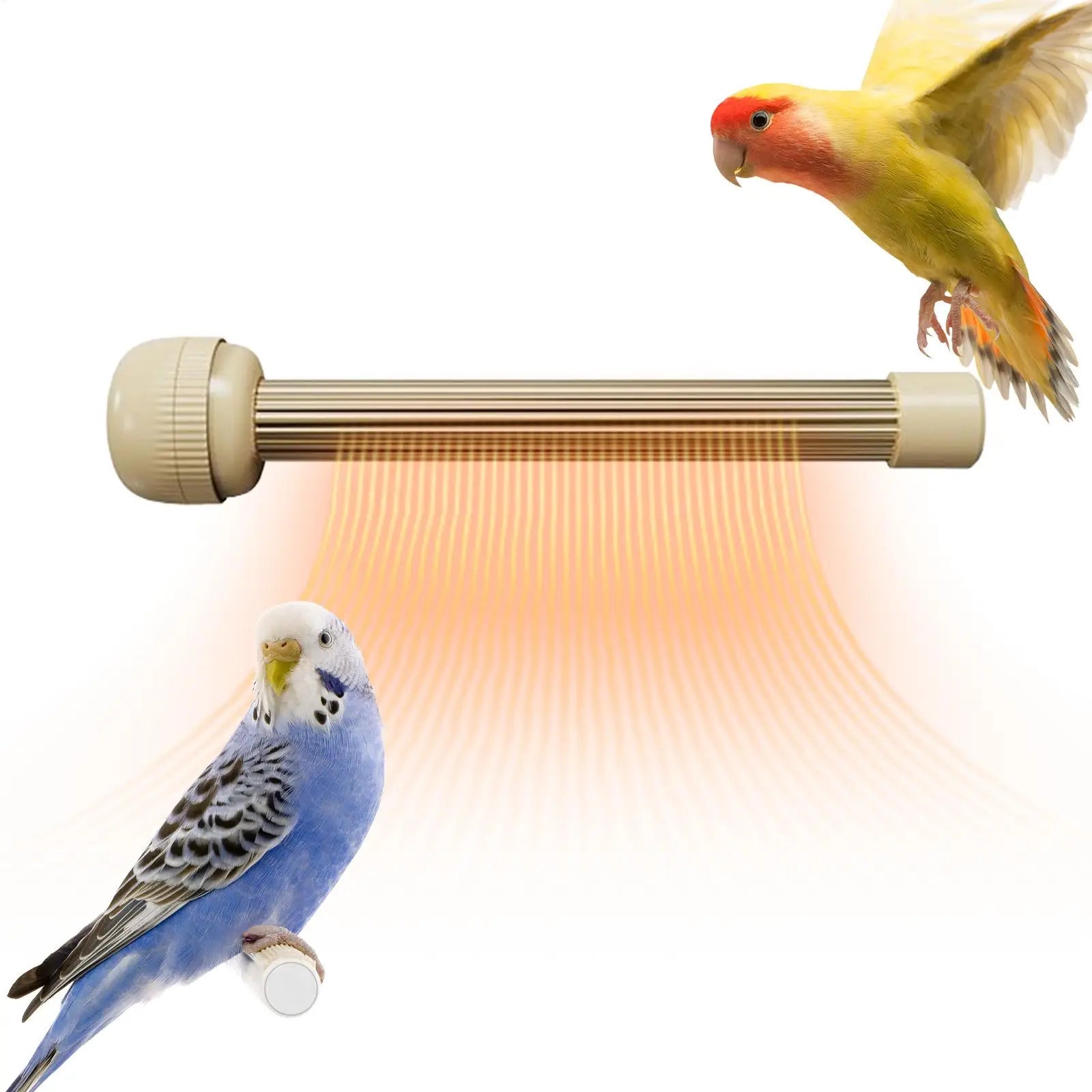 Winter Warm Heated Bird Perch Stand USB Anti Bite Bird Cage Heater for Parrot Cockatiels Budgies Thermo Heating Plate Hammock