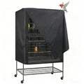 Light-Blocking & Ventilated Oxford Cloth Bird Cage Cover - Waterproof Dustproof, Night Pet Bird Cage Shield