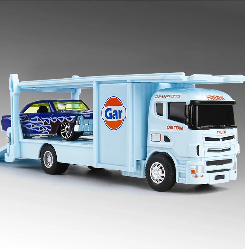 1:64 Scania Container Truck American Container Truck Alloy Diecast Model Car Home Decoration Ornaments Collections Hobby Holiday