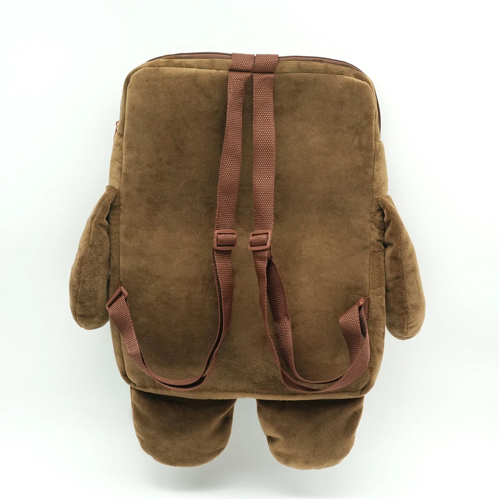 1/5/8pcs Kawaii Domo-kun Plush Bag Cute Brown Stuffed Backpack Cartoon Domo Kun Stuffed Bag Birthday Gifts Wholesale