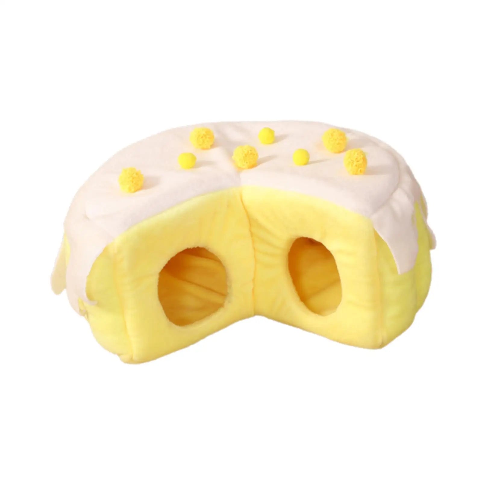 Hamster Bed House Comfortable Winter Guinea Pig Warm Nest Small Animals Cave Bed for Dwarf Sugar Glider Rat Supplies