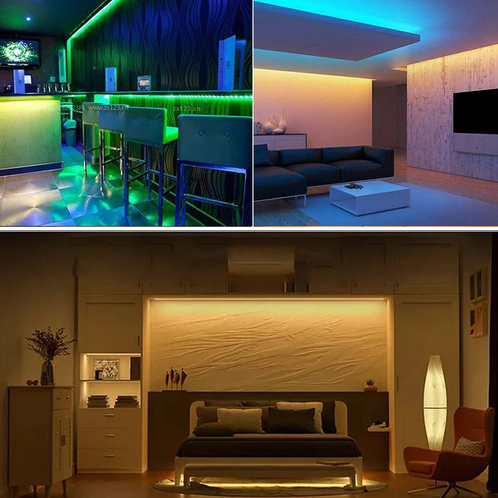 5V USB COB LED Strip Light 3Keys Touch Dimmable ON/OFF Switch Bright Red Green Blue Warm White 320LEDs Flex Ribbon Tape 8mm PCB
