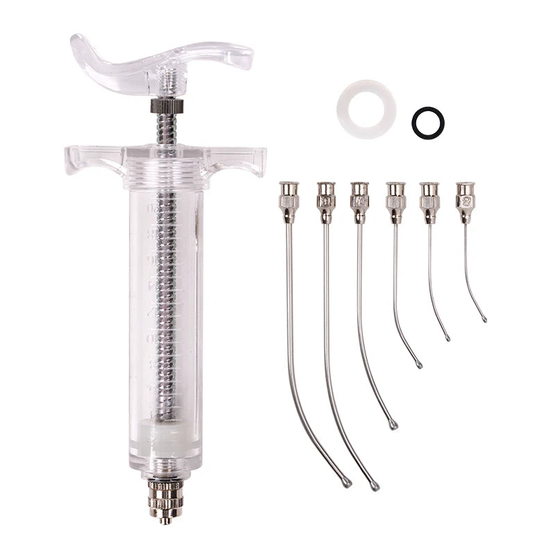 10/20/30/50Ml Baby Bird Feeder with Stainless Steel Birds Feeding Syringe Tube Parrot Feeding Syringe Adjustable Bird Supplies