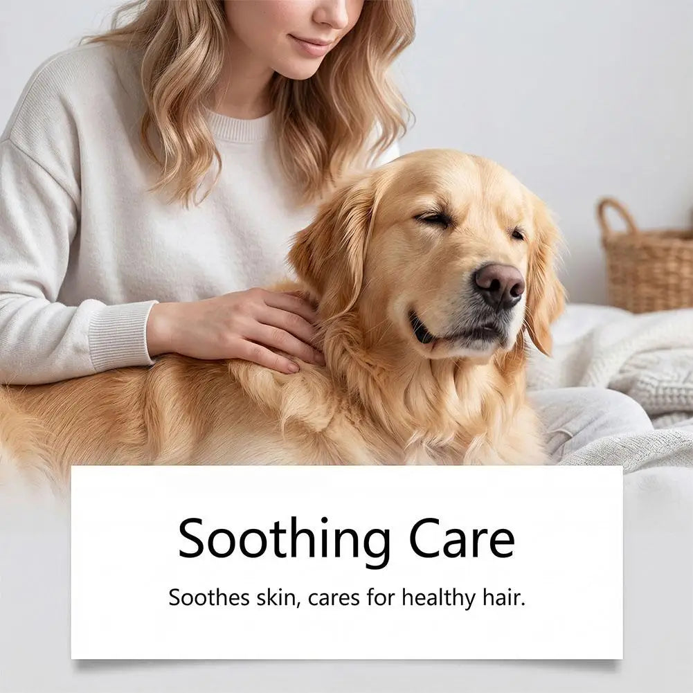 100ml Pet Flea & Tick Cleansing Shampoo Gentle Soothing Deodorizing Bath Wash For Dogs Cats Deep Cleaning Remove Lice Mite