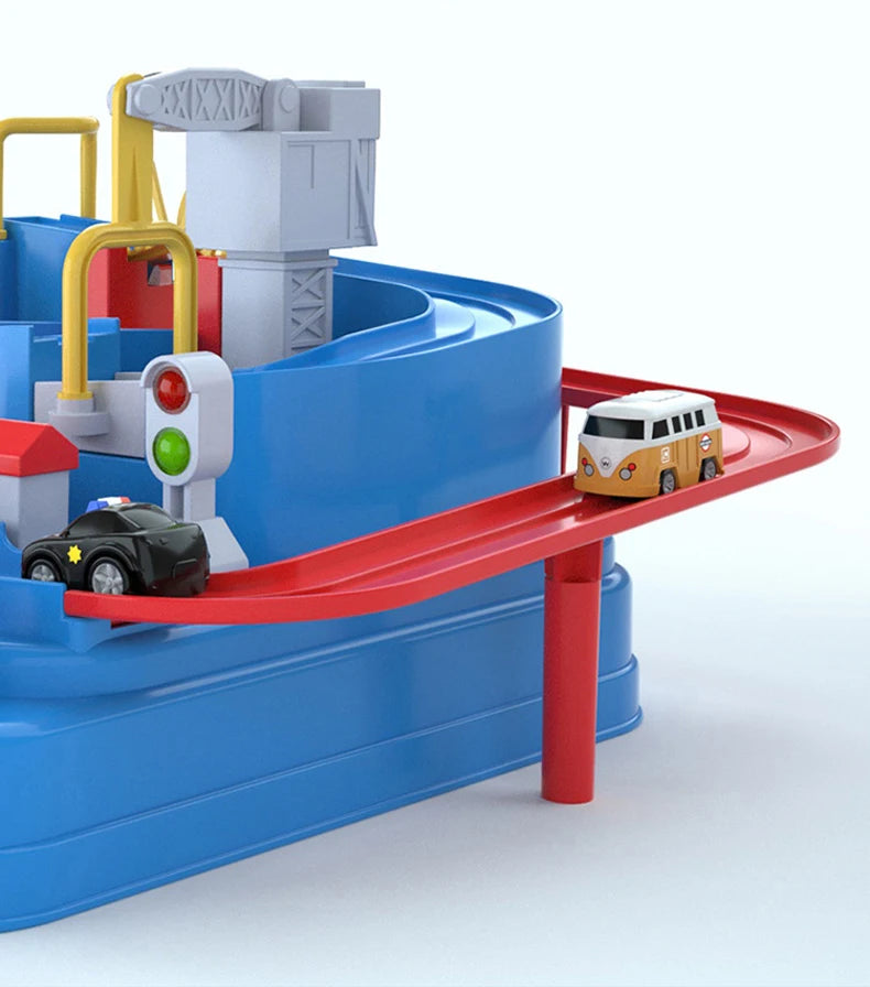 Racing Rail Car Model Space Aerospace Animals Educational Toys Children Train Track Adventure Brain Mechanical Interactive Game