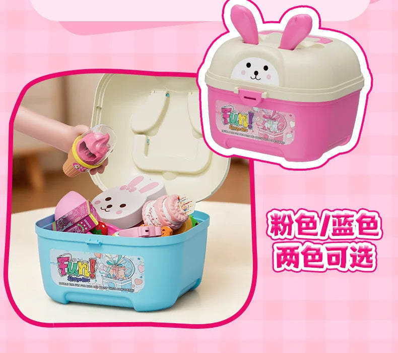 NEW Food Feeding Pudding Feeding Toy, Role Play Early Education Children's Play Kitchen Toys, Fun and Stress Relieving,Girl Gift