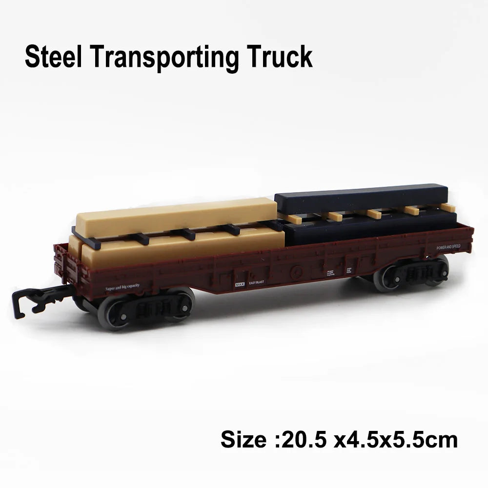 3cm Width wheel Train Track Cargo Car Carriage Wagon Model Guage Accessories DIY Toy Classic Electric Trains Rail King Trian Set