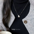 VENTFILLE 925 Sterling Silver Bead Geometry Necklace for Women Girl Korean Design Versatile Choker Jewelry Dropship Wholesale