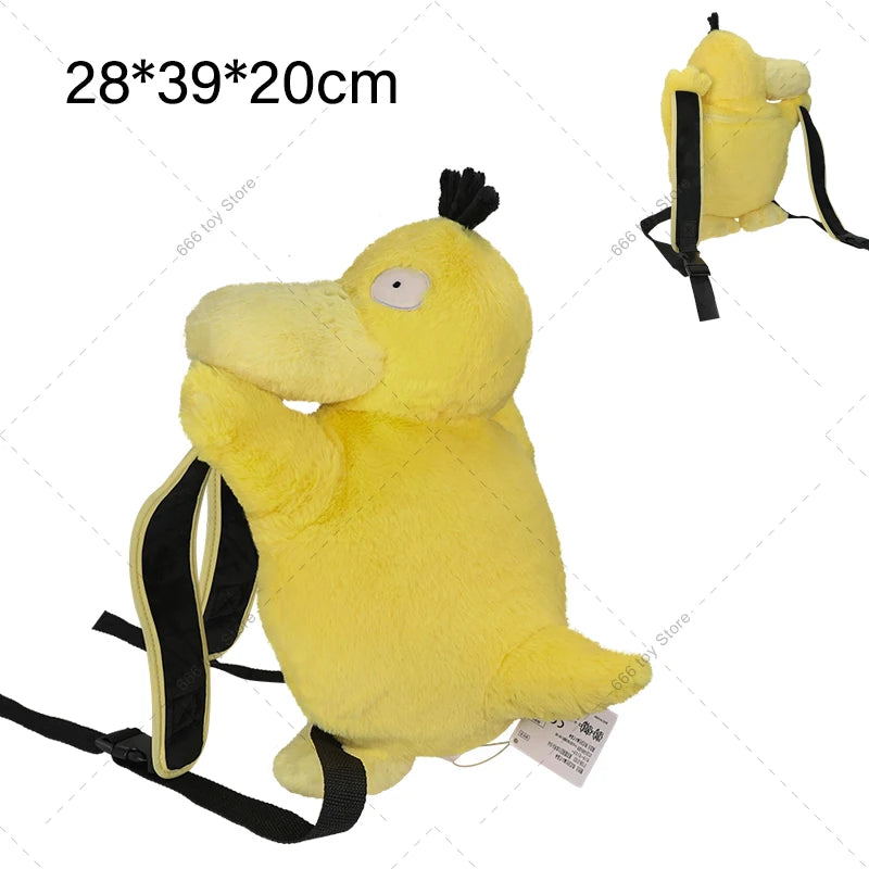 11 Styles Pokemon Plush Backpack Mimikyu Eevee Gengar Charizard Gyarados Psyduck Backpack Gifts for Children Adults