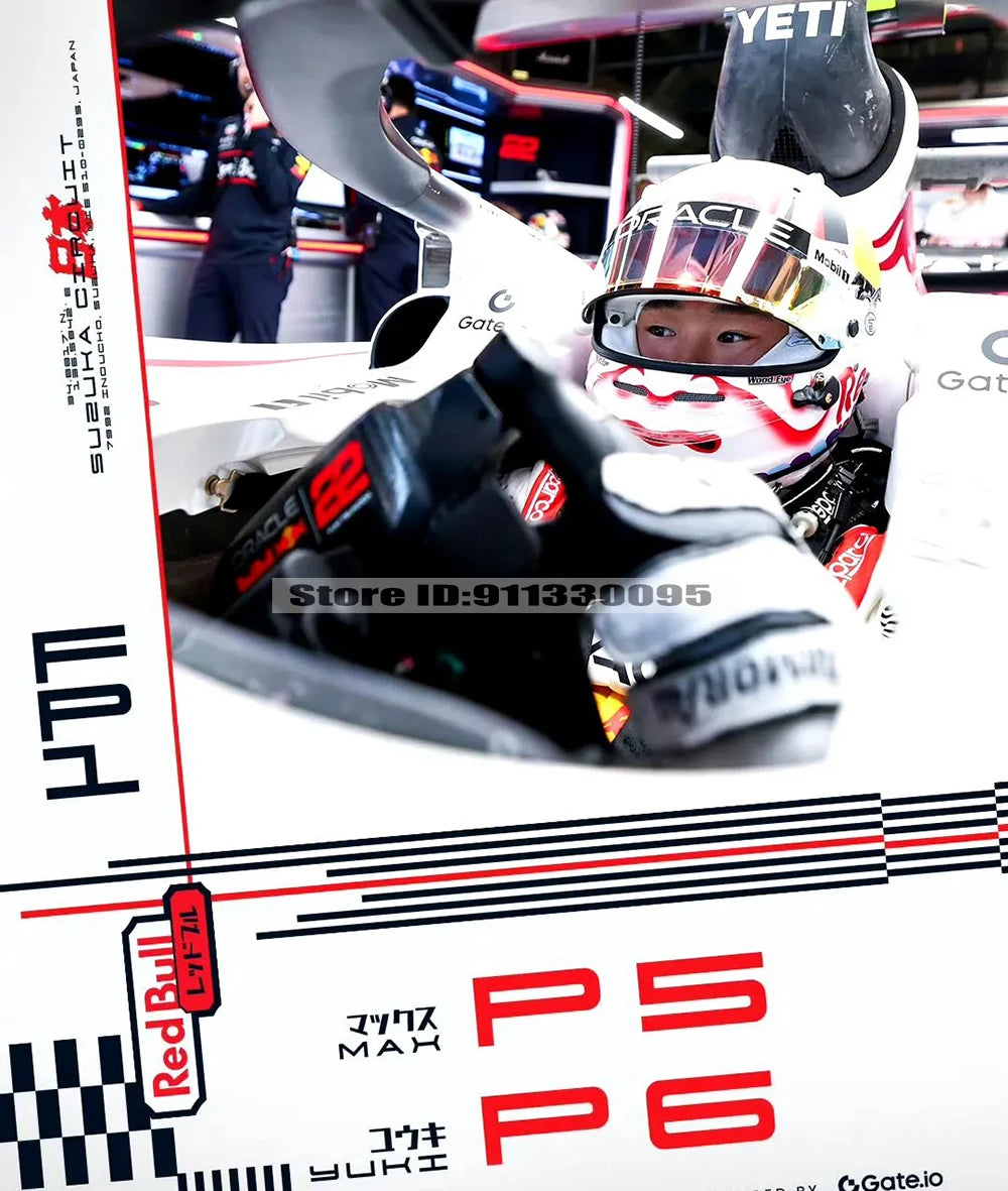 Bburago 1:43 F1 2025 Red Bull Racing RB21 Japan Station #1 Verstappen #22 Yuki Tsunoda Alloy Car Die Cast Model Toy Collectible