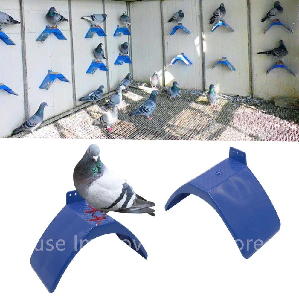 5/10/20PCS Pigeon Dove Bird House Parrots Plastic Rest Stand Frame Dwelling Perch Shellhard Bird Supplies