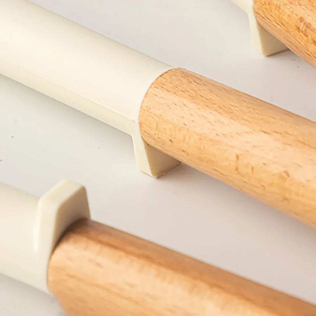 NEW Silicone Spatula Non Stick Pan Wooden Handle Silicone Vegetable Heat-resistant Silicone Cooking Spatula Spoon Kitchen Tool