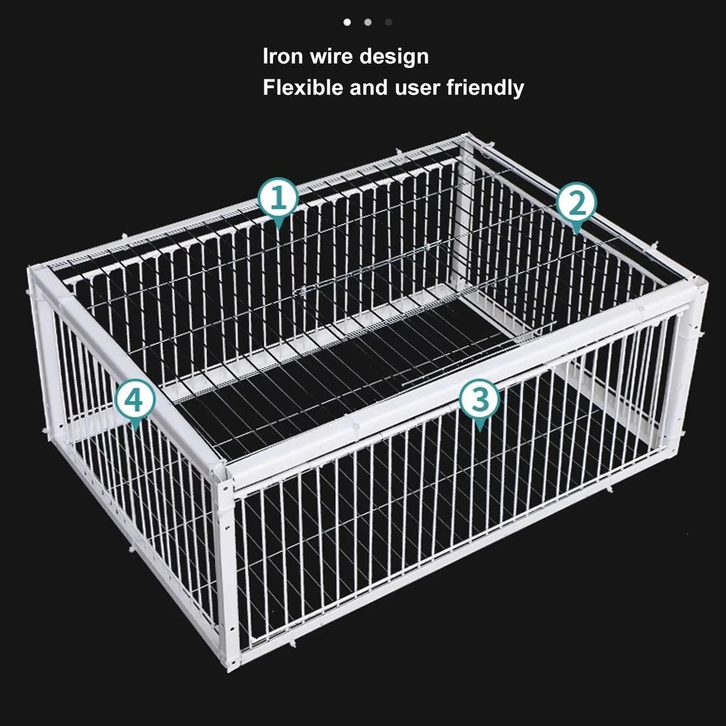 Bird Trap Cage Single Way Entry Portable Escape Proof Bird Animal Trap Cage Easy Assembly Versatile High Strength for Garden