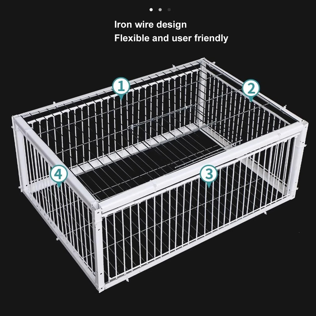 Bird Trap Cage Single Way Entry Portable Escape Proof Bird Animal Trap Cage Easy Assembly Versatile High Strength for Garden
