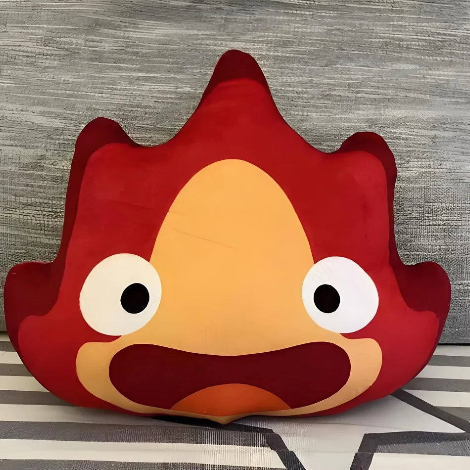 Cute Cartoon Flame Plush Pillow Soft Fire Shaped Stuffed Doll Sofa Throw Cushion Home Decor Toy Birthday Gift