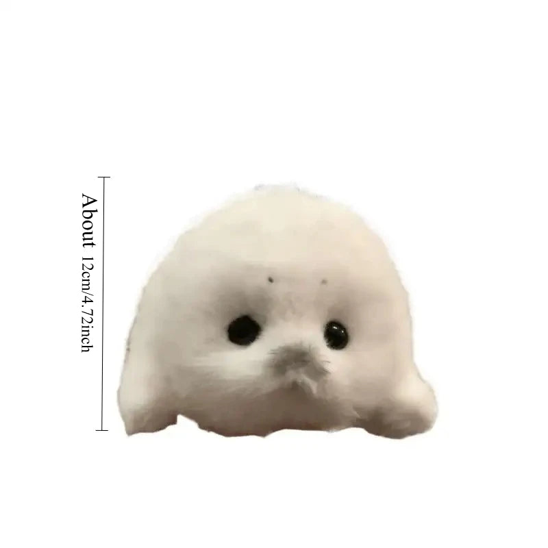 1pc Cute Baby Seal Doll Plush Toy Pendant Simulation Ocean Toy Souvenir Seal Pendant Gifts Doll Bag Pendant for Kids or Adults