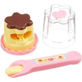 2025 New Food Pudding Feeding Toy Desktop Ornament Cute Pink Jelly Strawberry Pudding Set Ornaments Models For Kids Girls