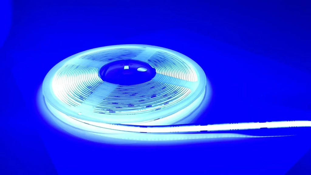 DC 12V 24V COB Strip 320Leds/480LedsM High Density RA90/RA95 Pink Yellow Ice Blue Red Green Flexible Ribbon Rope FOB LED Light