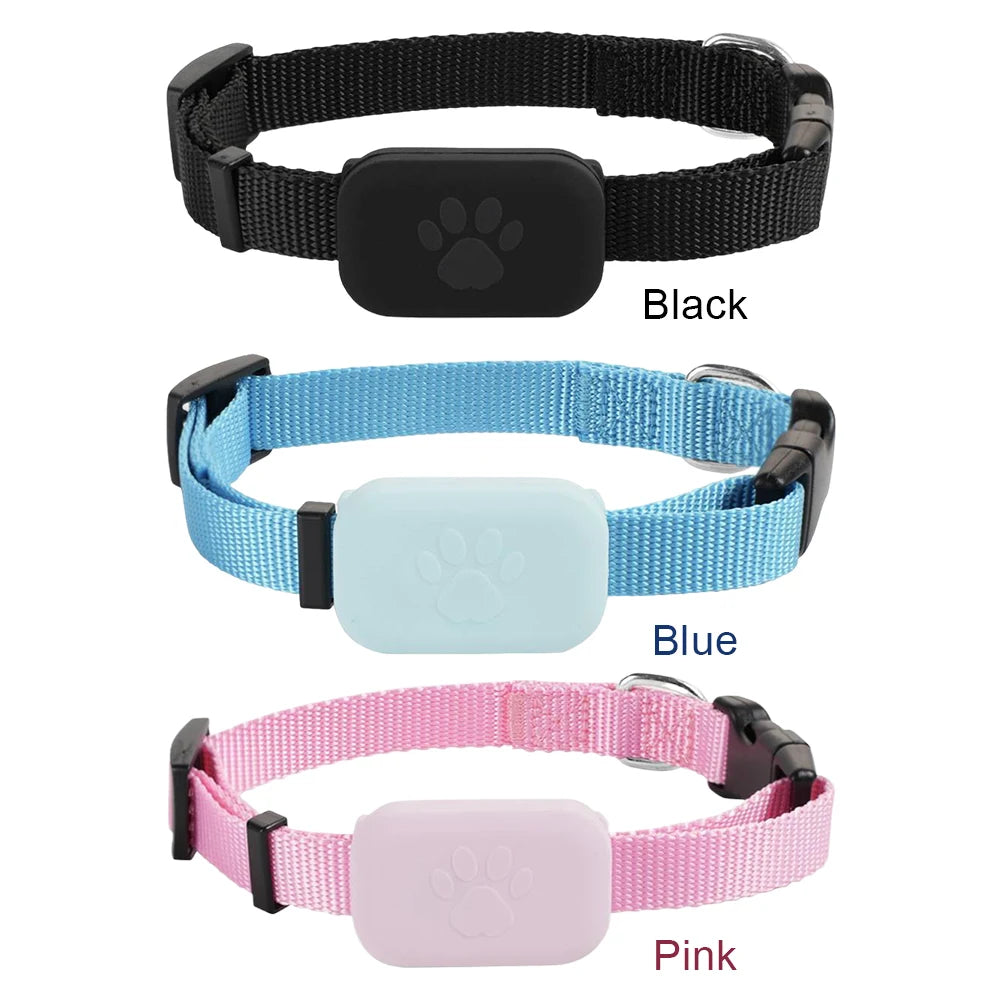 Pet GPS Tracker with Adjustable Collar Dog Tracker Smart Pet Locator for Dogs & Cats