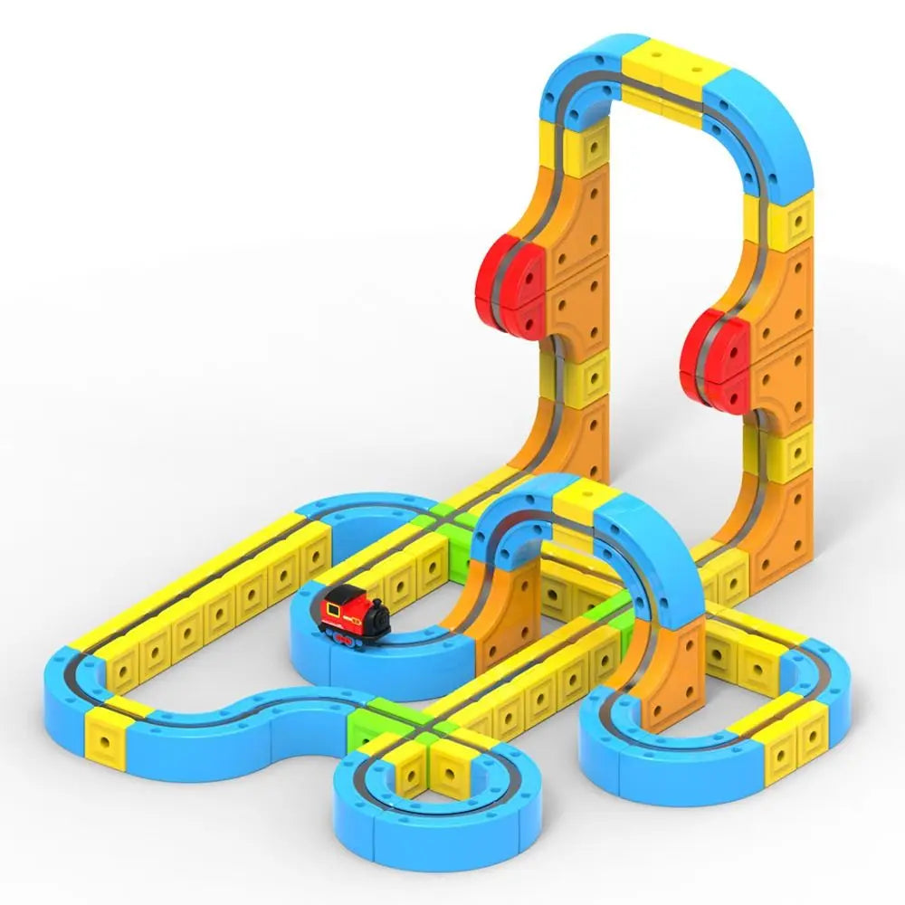 Plastic Magnetic Tracks Train Anti-gravity Smooth Steady Driving Magnetic Train Diecast Toy Intelligent Toy Railway Track Toys