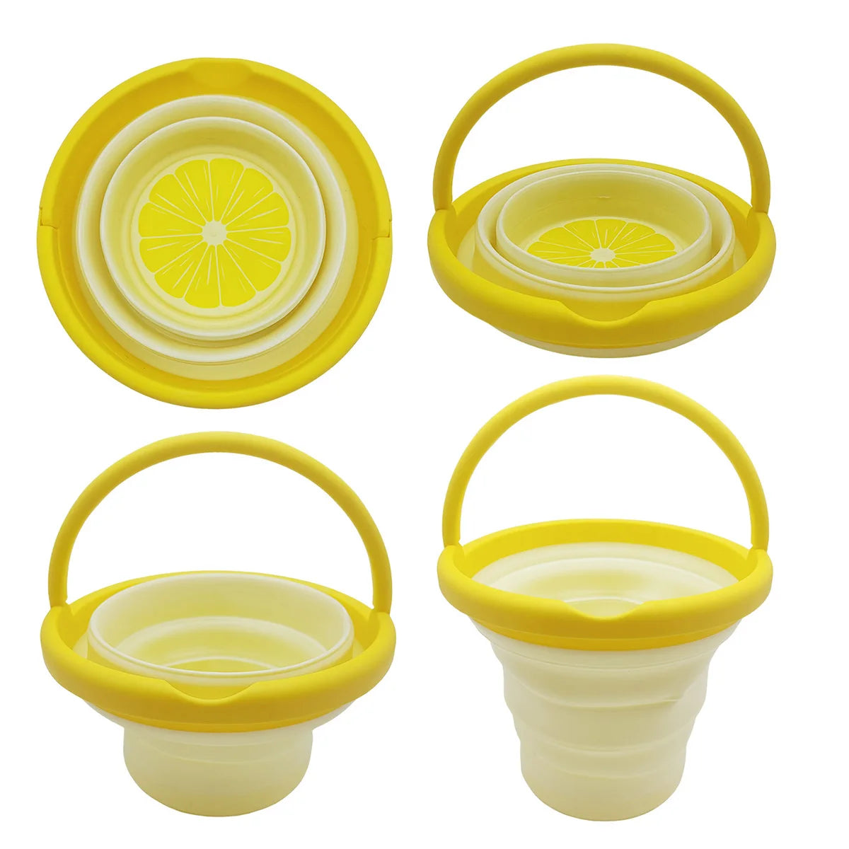 Kids Kitchen Folding Bucket Pretend Play Storage Fruit Children Play Outdoor Fun Education Toys For Boys Girls Beach Gifts