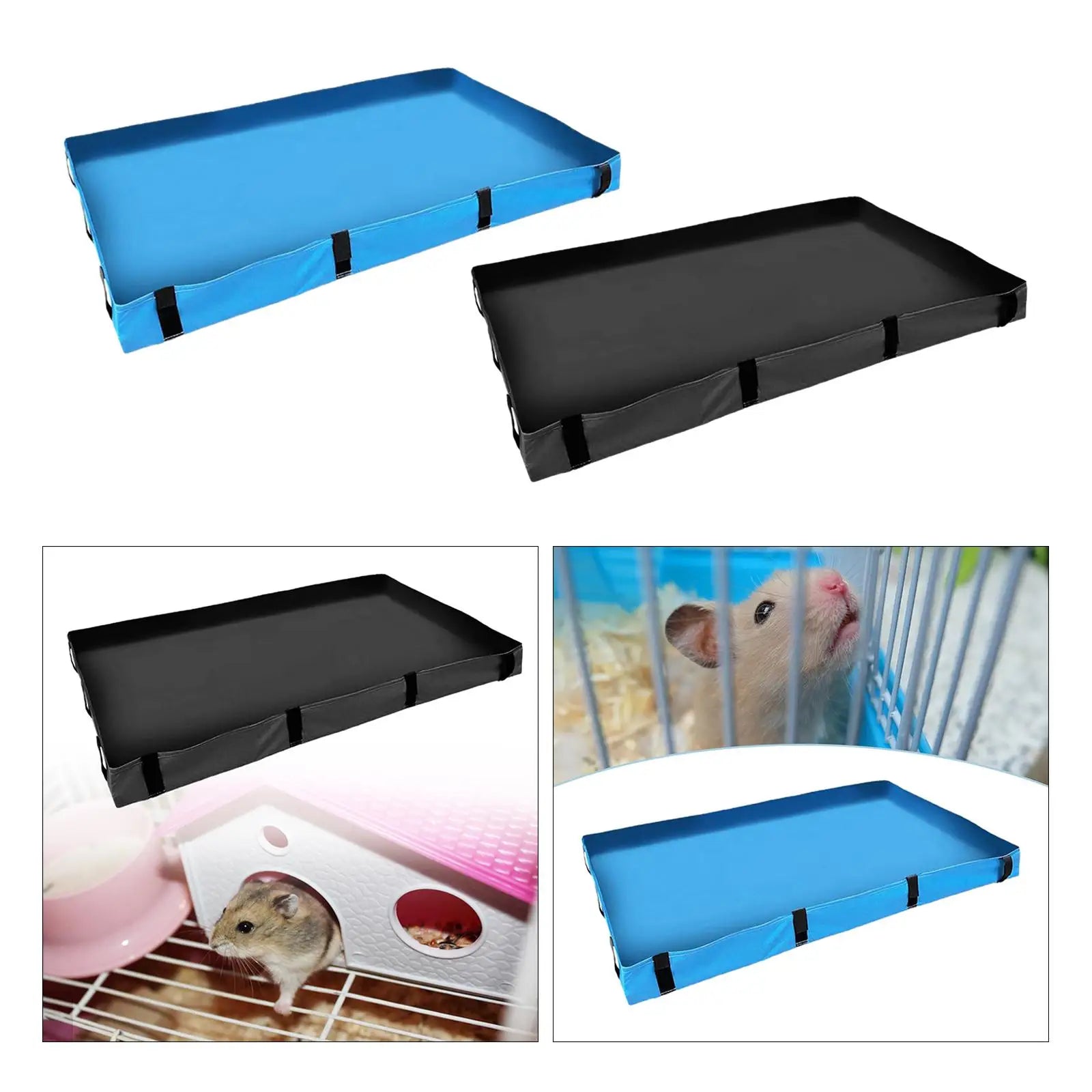 Guinea Pig Cage Bottom Cover Detachable Accessories Washable Habitat Liner Mat for Hedgehog Hamsters Squirrel Rabbits Puppy