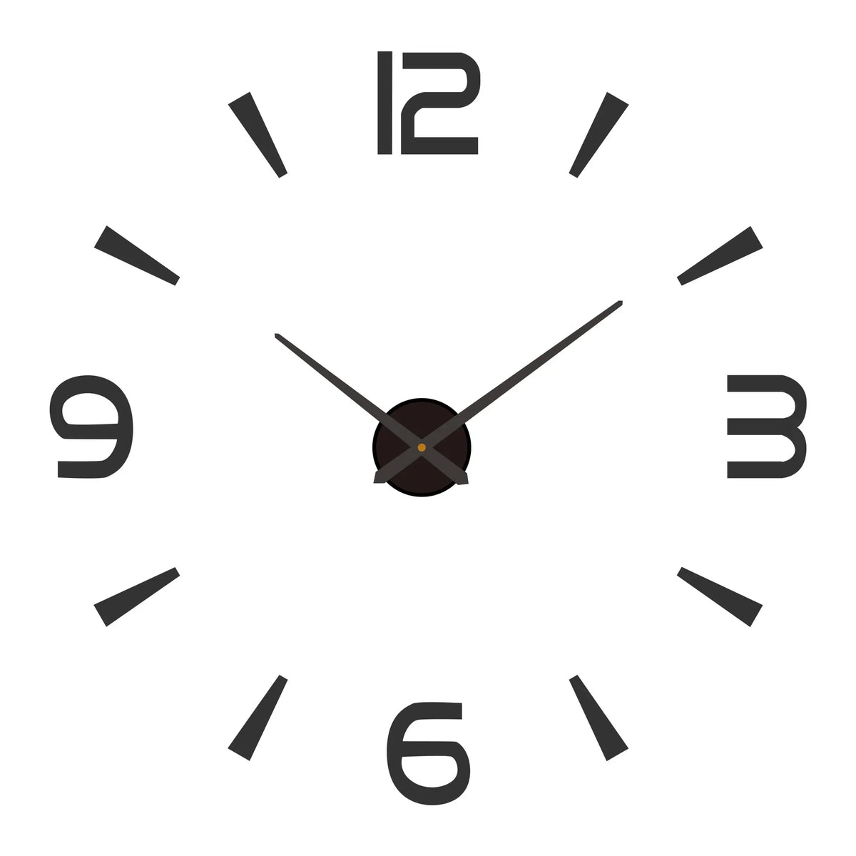 New Modern Design Large Wall Clock 3D DIY Quartz Clocks Fashion Watches Acrylic Mirror Stickers Living Room Home Decor Horloge
