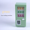 1/12 Mini Beverage Machine Supermarket Can Drink Vending Machine Play House Model Scene Kitchen Toy Dollhouse Furniture Model
