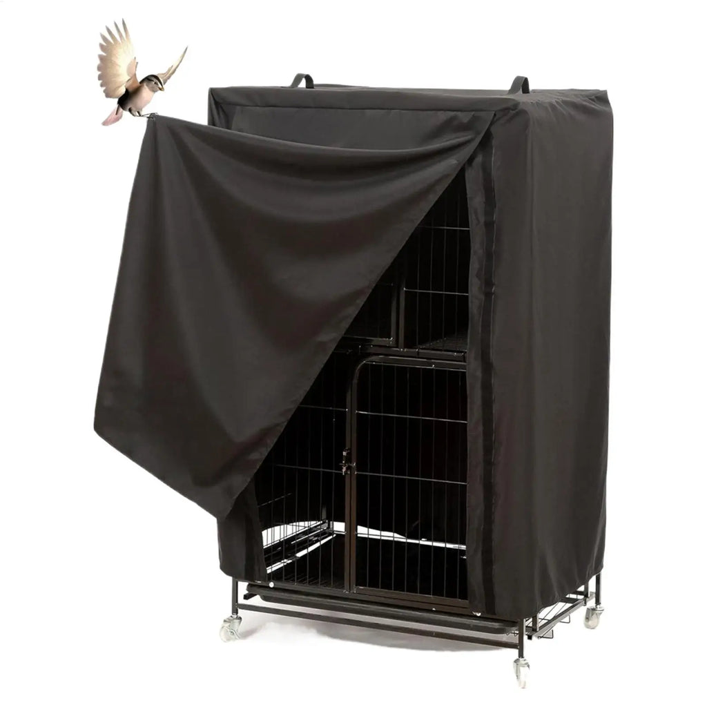 Breathable Blackout Bird Cage Cover Washable Waterproof Cover  Nighttime Cage Cover for Sleep, Parrot Cockatiel Parakeet
