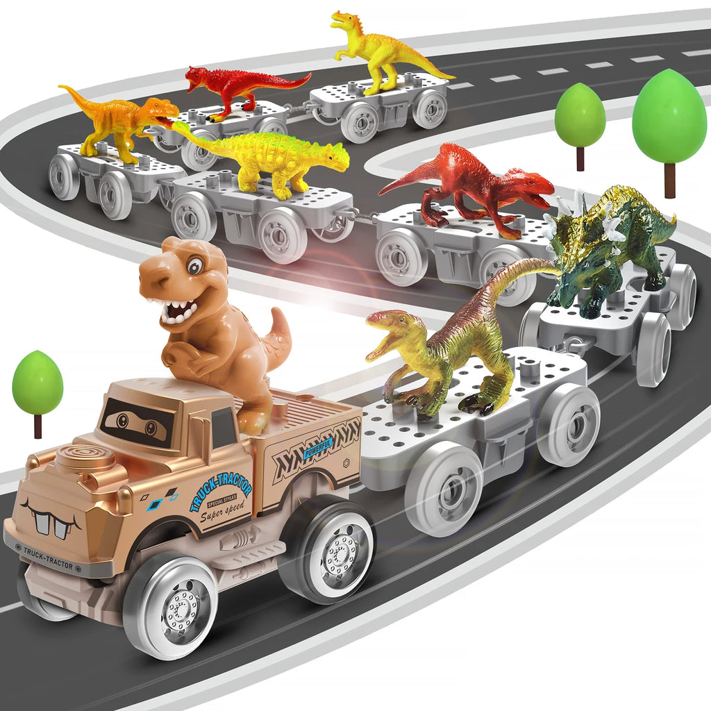 Tracks Cars Compatible Glow in the Dark LED Flashing Light Toy Cars Set for Most Race Tracks - Light up Cars for Kids