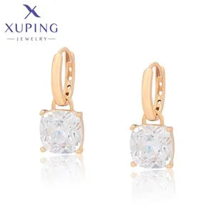 Xuping Jewelry Fashion Hot Sale Promotion Charm Gold Color Plated Mixed Rings Earrings Crystal Jewelry Necklace Pendants Box