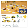 DIY Rail Track Sets Car Race Magic Brain Game Flexible Curved Creates Vehicles Toys Play Game Train Railroad for Child's Gifts