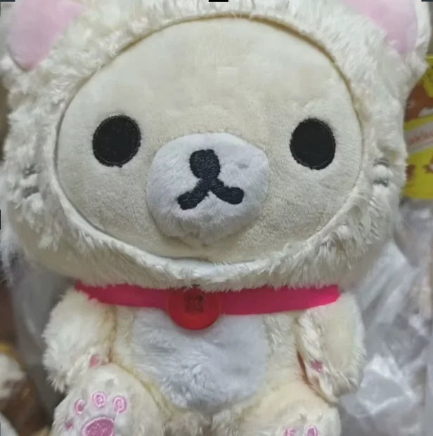 Rilakkuma Korilakkuma Cat Plush Toy Bear Kawaii Stuffed Animals Cute Soft Doll Kids Toys for Girls Children Birthday Gifts