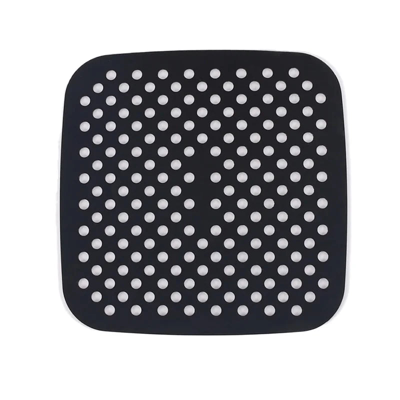 Reusable Silicone Air Fryer Mat Non Stick Baking Pad Inner Liner Cooking Bakeware Oil Cake Grilled Saucer