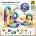 STEM Magnetic Building Blocks Track Car Variable DIY Assembled Track Puzzle Educational  Toy Family Interactive Game School Gift