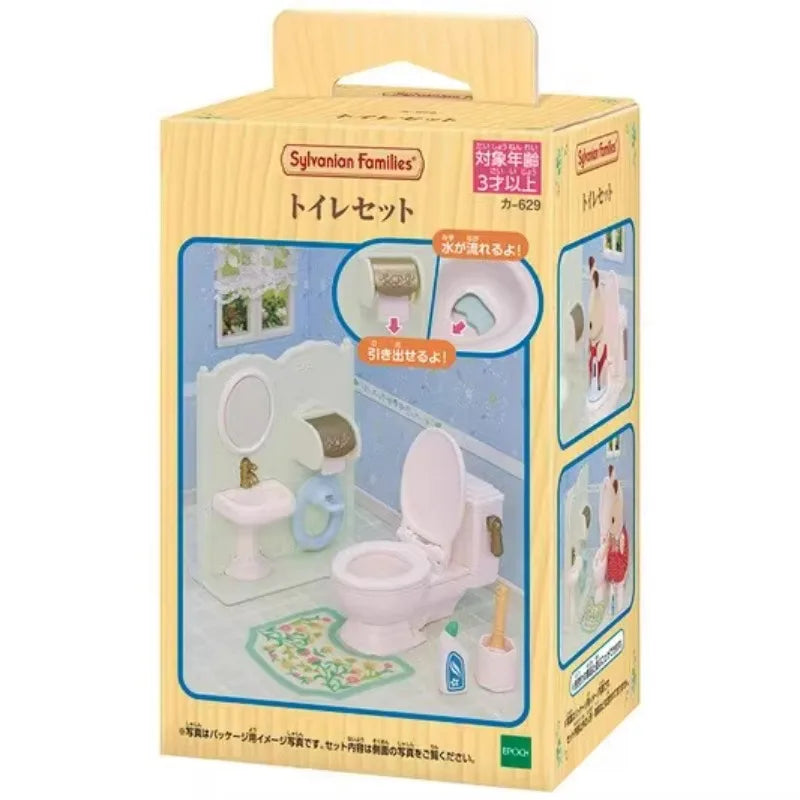 The new Japanese Sylvanian Families play house toy doll animal mini Kawaii Cute Doll Model Kids Toys Birthday Gifts For Girl