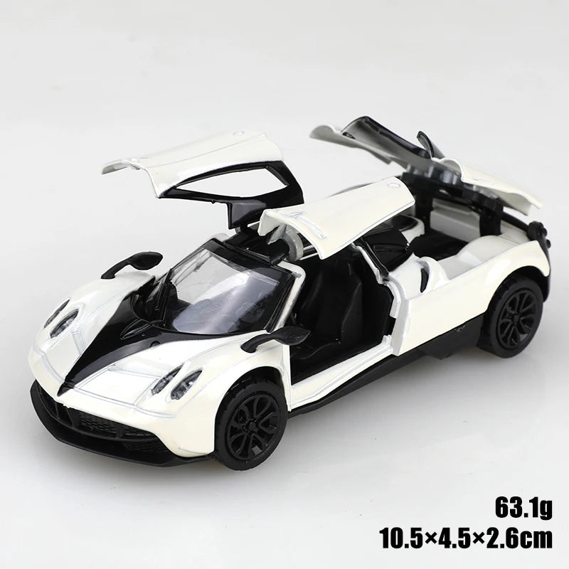(bagged)1:43 Alloy Car Model Simulation Pagani Racing Car Vehicle Pull Back Car Ornaments Collection Toys For Boy Children