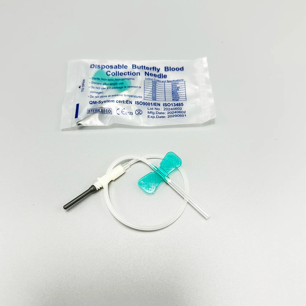 50PCS Disposable Double Wing Butterfly Blood Collection Needles for Cats Dogs Animal Care Pet Care Room