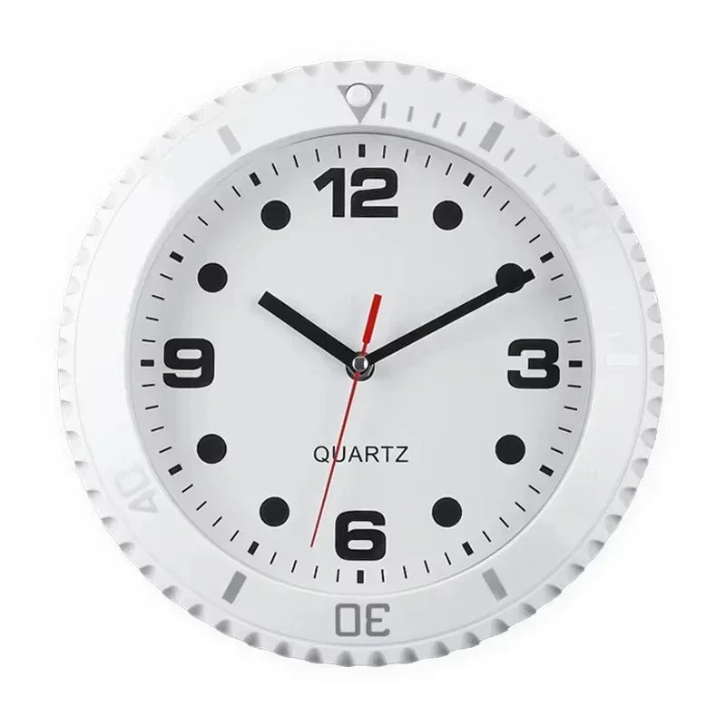 Wall Clock 28/30cm Gold and Silver Border Creative Wall Clock Modern Design Luxury Home Decoration Silent Quartz Clock