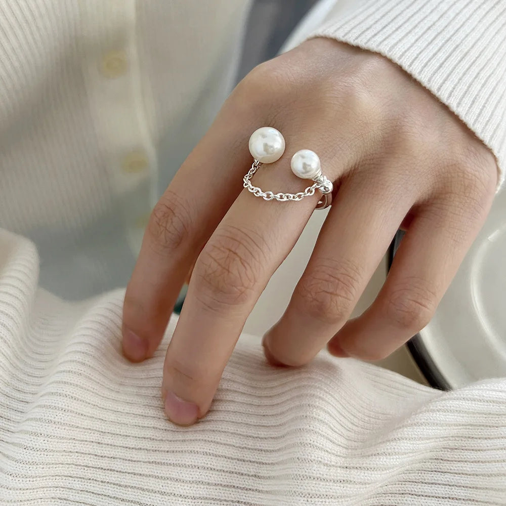 Sam Panda 925 Sterling Rings for Women Fashion Geometric Handmade Irregular Gold Star Ring Simple Fine Jelwery  Christmas Gift