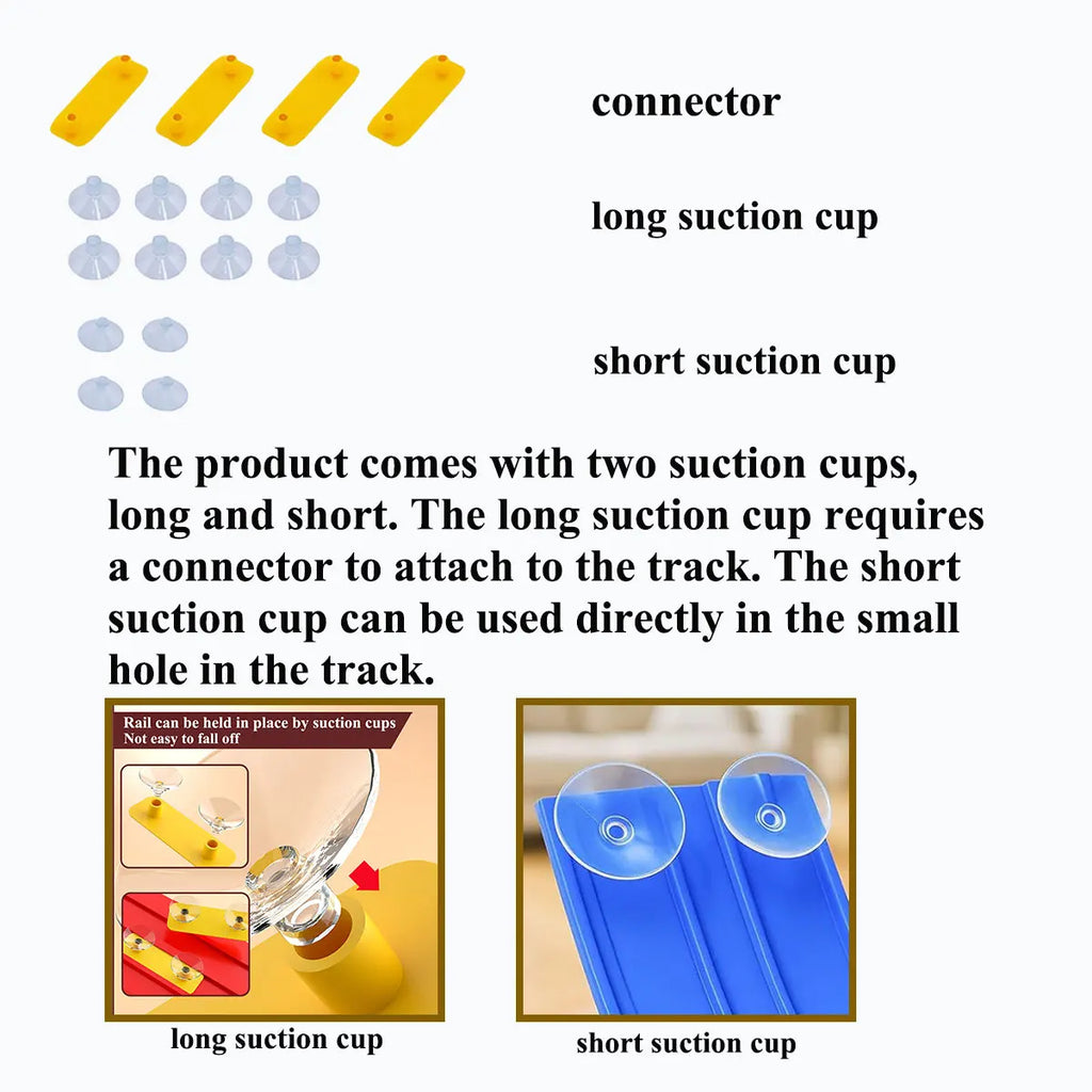 DIY Flexible Race Track Children Toys Double-track Racing Car Ramp Compatible 1/64th Cars Portable Rolls Up Boy Christmas Gift