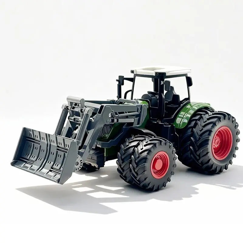 Large Scale Tractor Toys DIY Farmer Car Playset Toy Transport Trailer Engineering Birthday Gifts