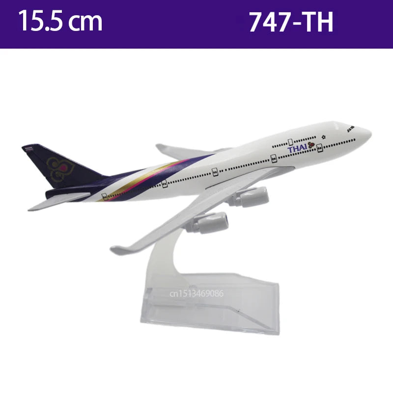 15CM 6inch Diecast Alloy 747 British Malaysia Airways B747 Airlines For Collection Friend Gift