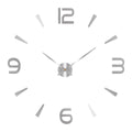 2023 Modern Design Large Wall Clock 3D DIY Quartz Clocks Fashion Watches Acrylic Mirror Stickers Living Room Home Decor Horloge