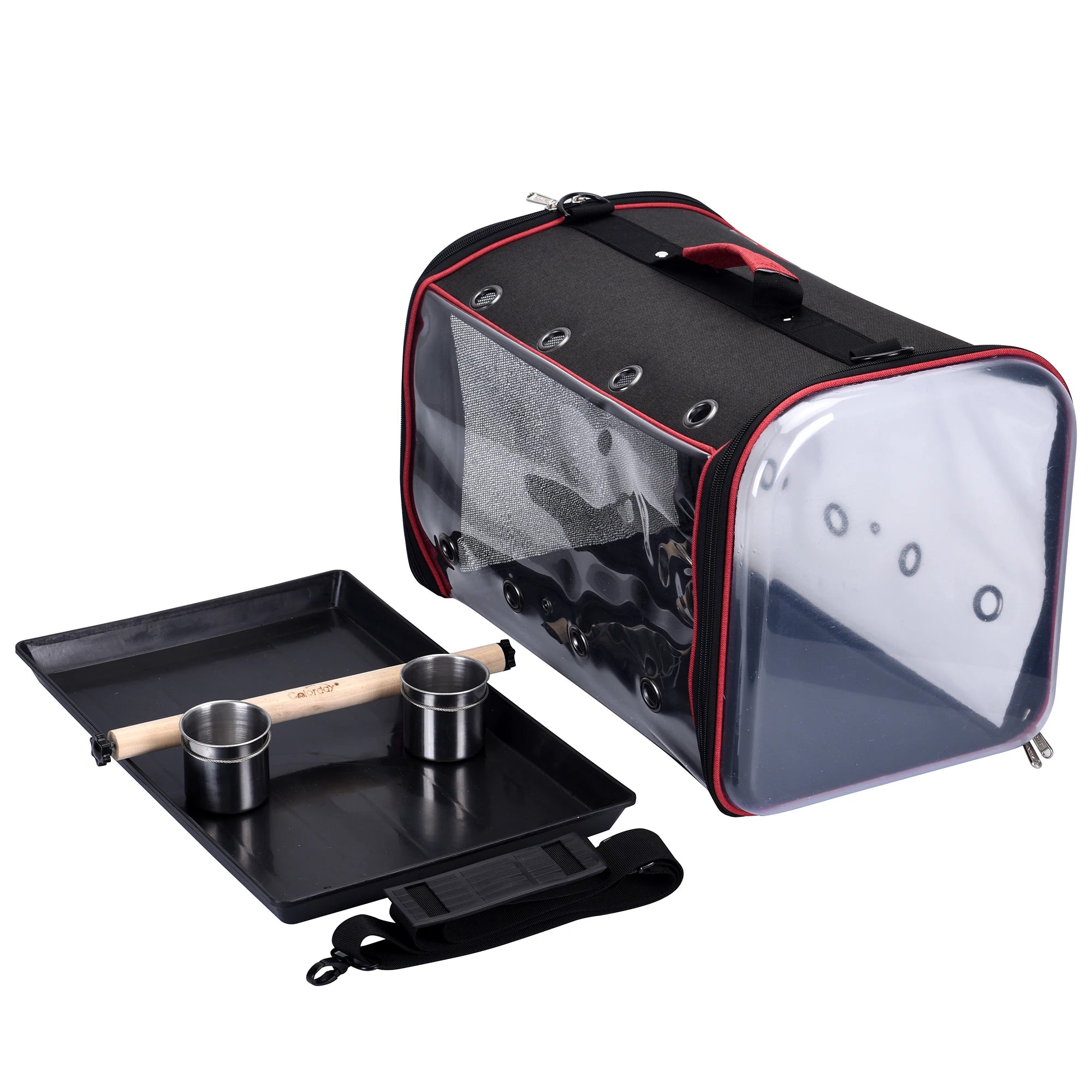 Bird Carrier Bag  Bird Travel Cage with Stand, Lightweight Backpack for Parrot, Colorday Portable Bird Travel  Lightweight  Bag,