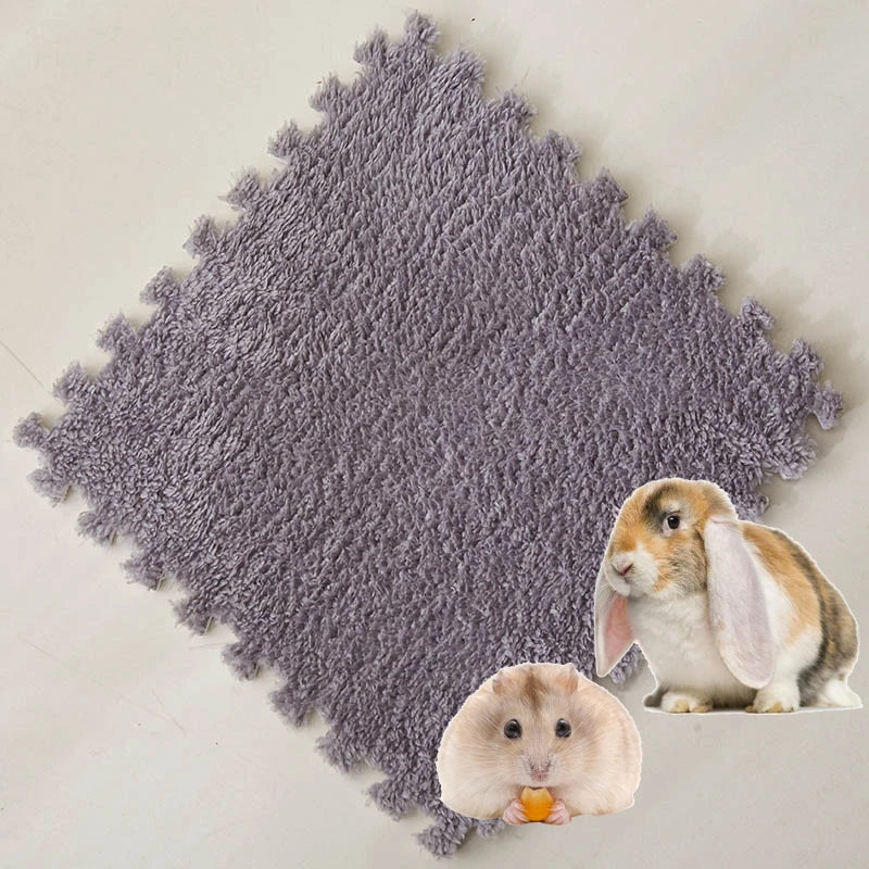4-20Pcs Washable Guinea Pig Rabbit Cage Mat Waterproof Hamster Bedding Mat Cage Pee Pad Small Animal Rabbit Mouse Reusable Mat